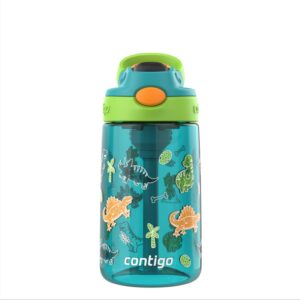 CONTIGO VASO NIÑOS AUBREY CLEANABLE 14OZ PP JUNIPER DINOS